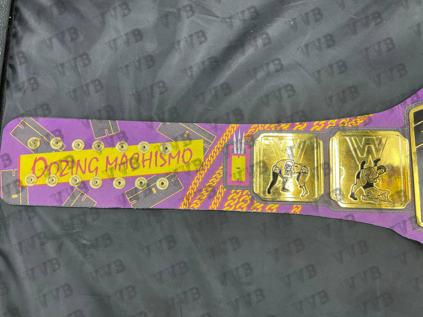 WWF Razor Ramon Intercontinental Heavyweight Wrestling Championship Belt – Ultimate Warrior Purple Strap Replica