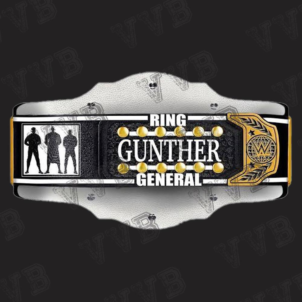 Gunther Signature Series Intercontinental Championship Leather Replica Belt