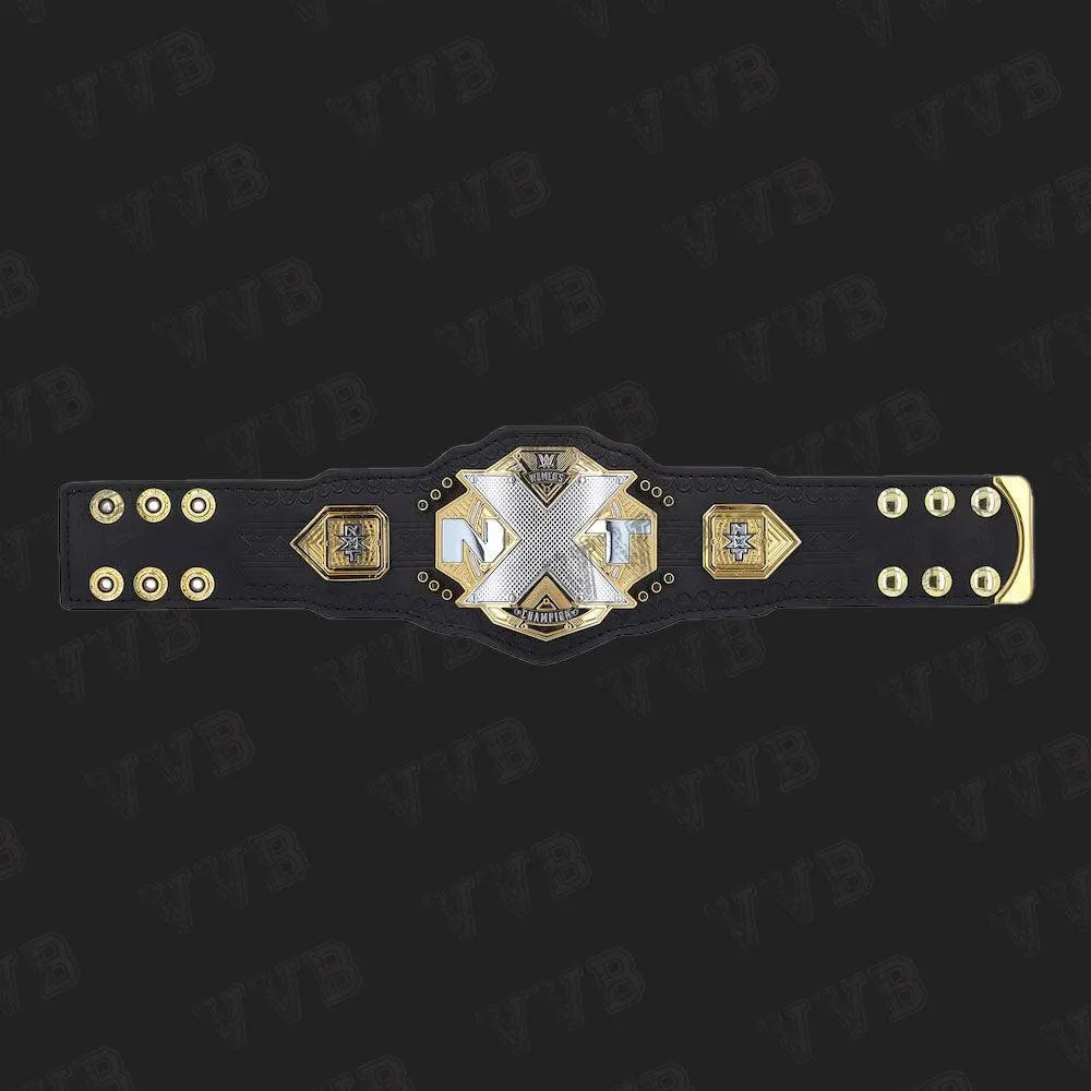 2017 NXT Women's Championship Mini Replica Title Belt – 2MM Brass