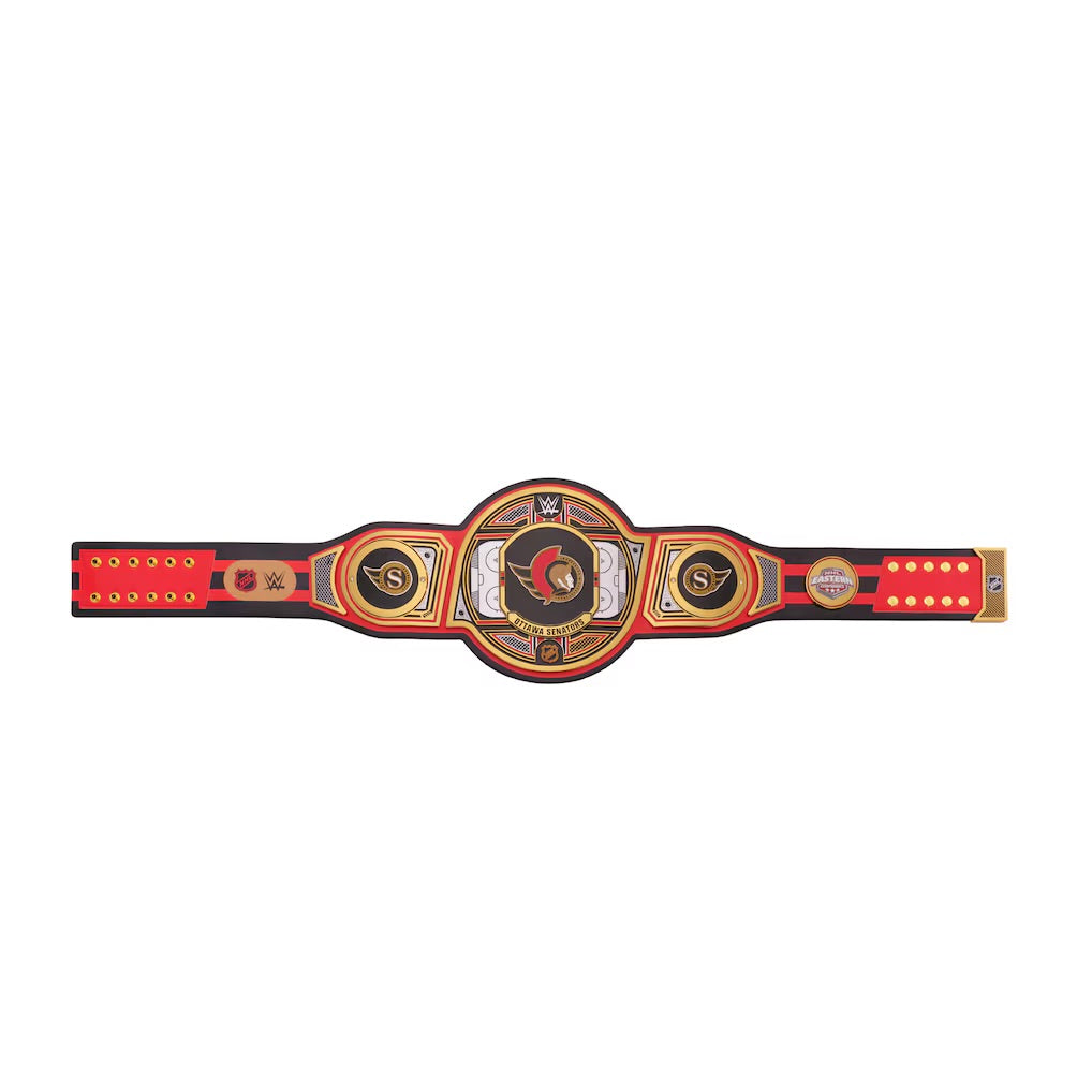 Ottawa Senators WWE Legacy Championship Title Belt – Custom Hockey Edition Replica Premium Brass Plates
