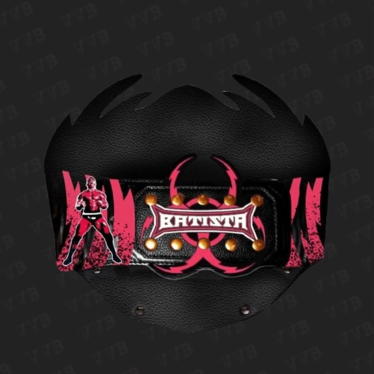 New Custom Batista World Heavyweight Championship Leather Belt