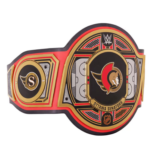 Ottawa Senators WWE Legacy Championship Title Belt – Custom Hockey Edition Replica Premium Brass Plates