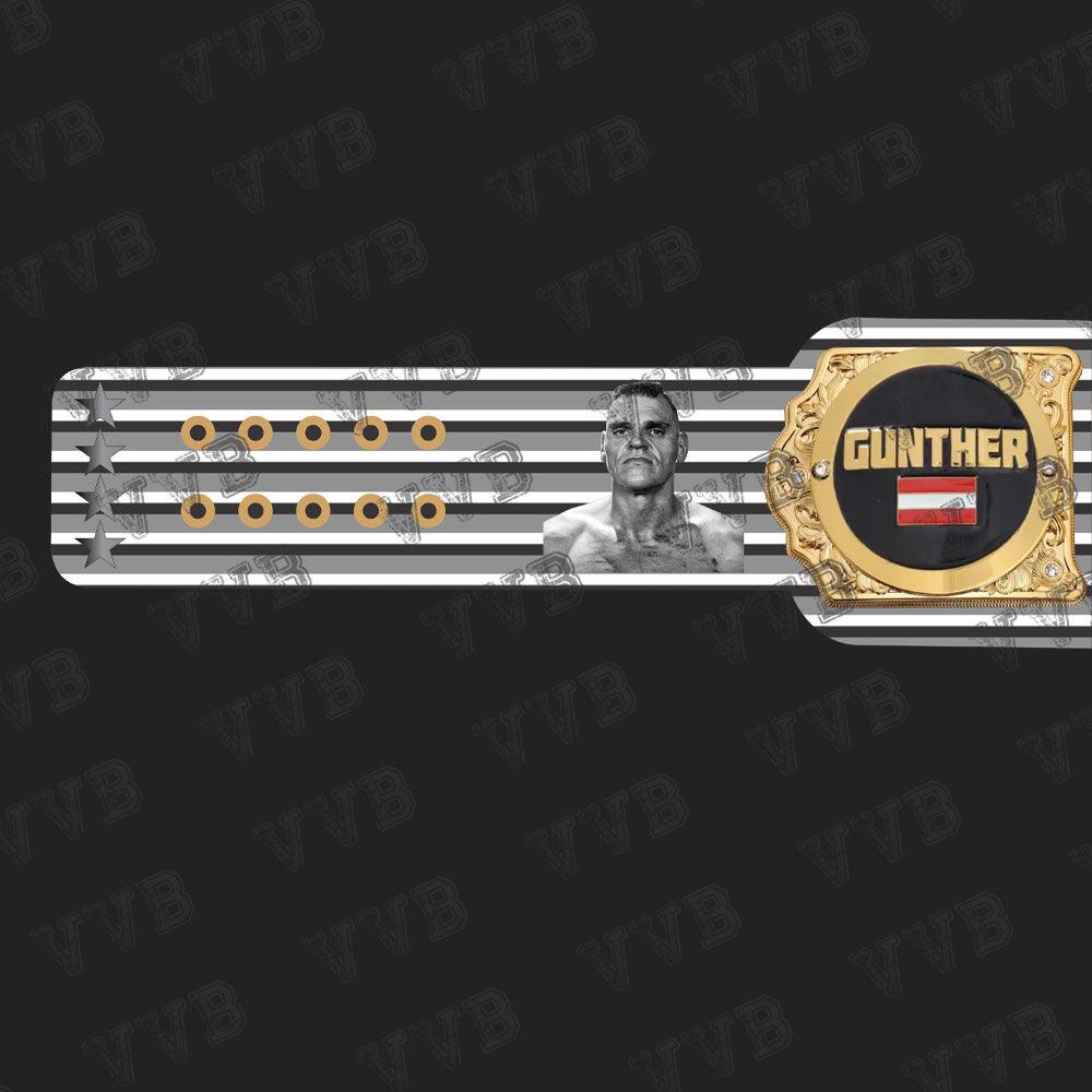 Gunther World Heavyweight Championship Replica Belt – 6MM Diecast Adult Size