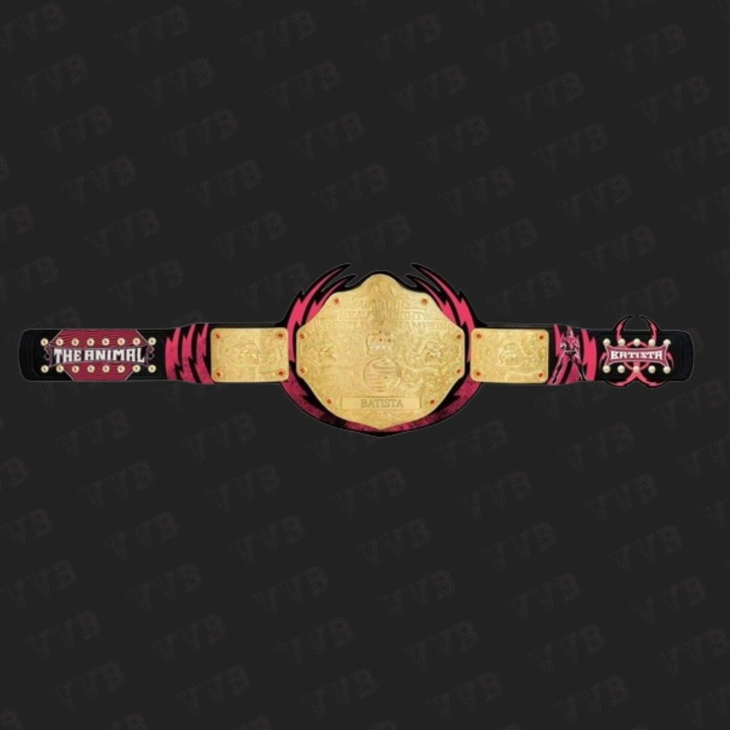 New Custom Batista World Heavyweight Championship Leather Belt