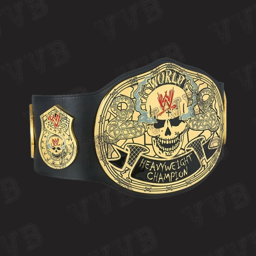 Authentic Stone Cold Championship Belt: High-Quality Wrestling Belt - Victory Vault Belts