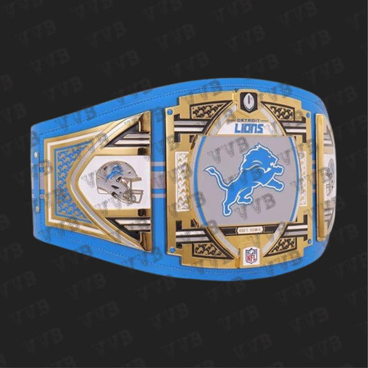 Detroit Lions Legacy Football Championship Replica Title Belt – Adult Size