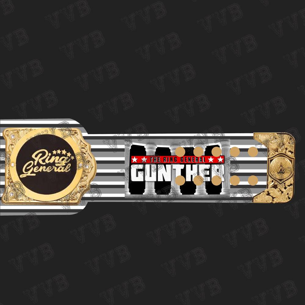Gunther World Heavyweight Championship Replica Belt – 6MM Diecast Adult Size