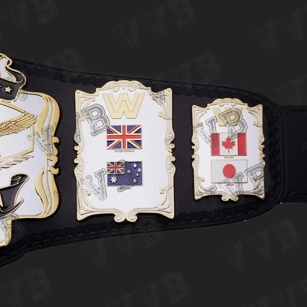 Andre the Giant World Heavyweight Championship Replica Title Belt – 4MM Brass Plate