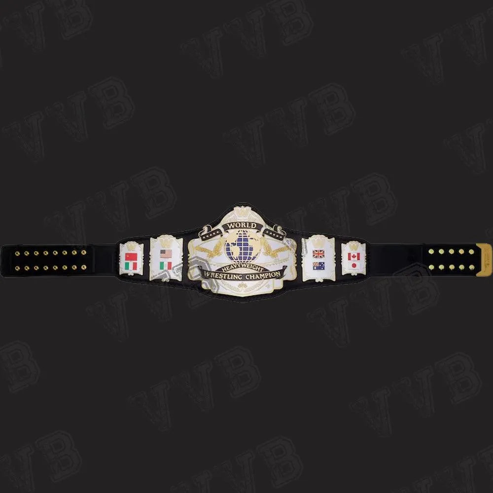 Andre the Giant World Heavyweight Championship Replica Title Belt – 4MM Brass Plate