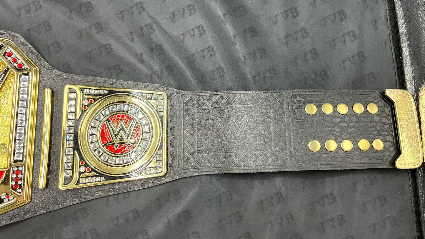 WWE World Heavyweight Championship Replica Belt â Custom Side Plates