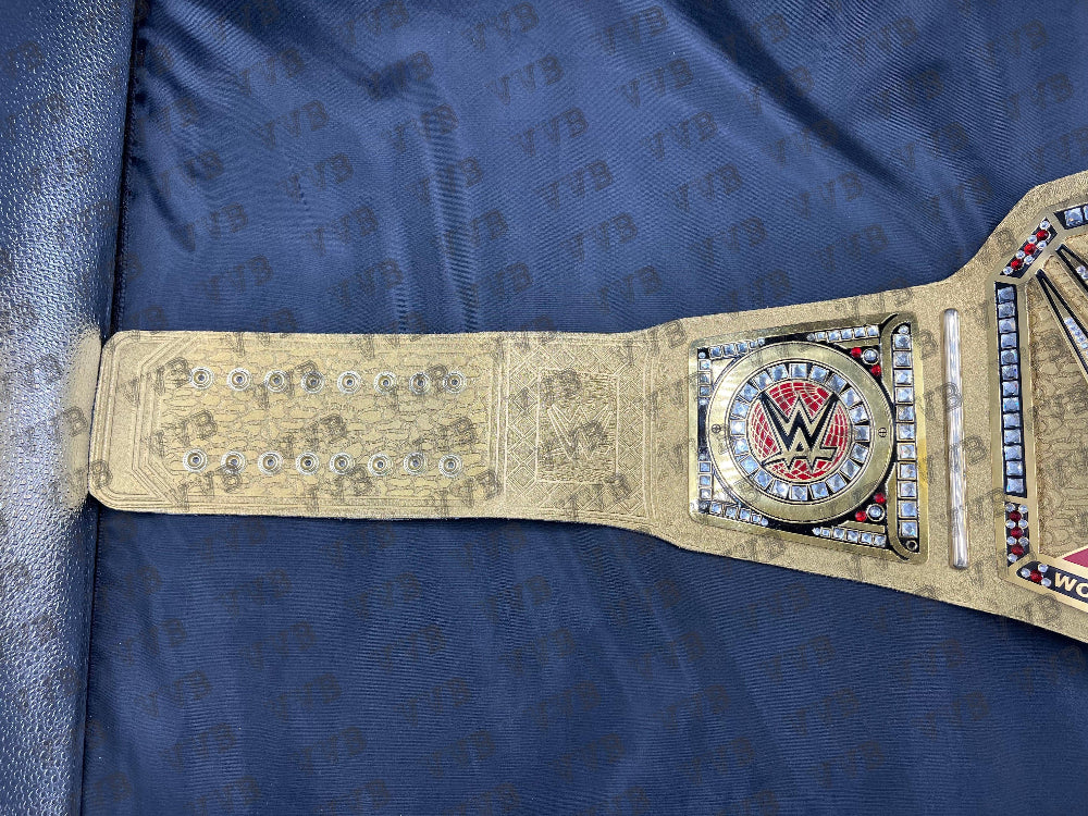 New Custom Gold World Heavyweight Championship Belt - Victory Vault Belts