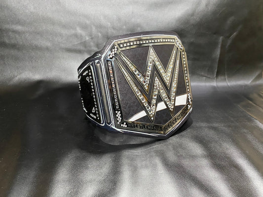 WrestleMania 42 Golden World Championship Belt – 2mm Premium Diecast Wrestling Title | Heavyweight Replica