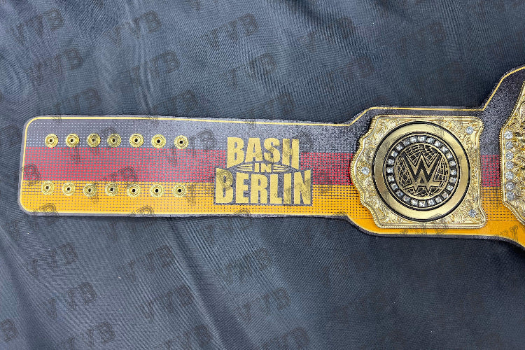 Bash In Berlin Gunther 2024 World Heavyweight Championship Replica Leather Belt