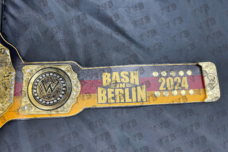Bash In Berlin Gunther 2024 World Heavyweight Championship Replica Leather Belt
