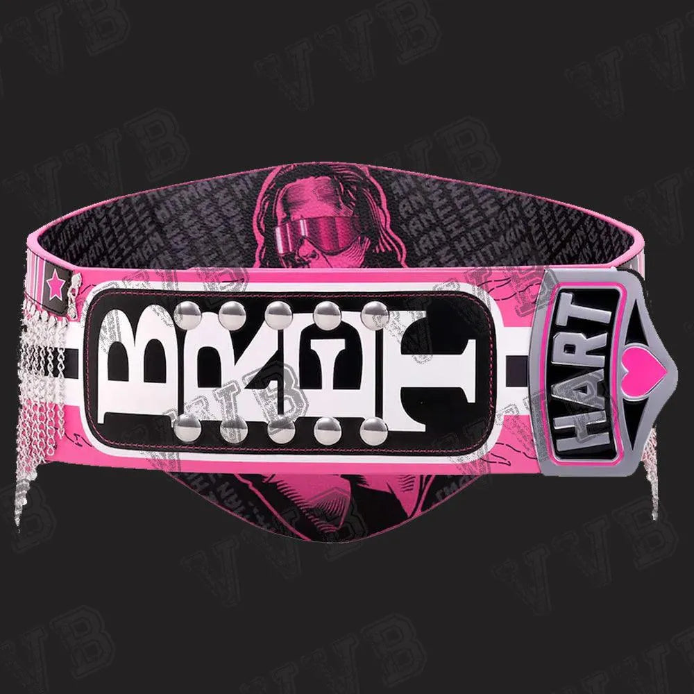 Bret Hart Legacy Championship Wrestling Replica Title Belt – 2MM Brass