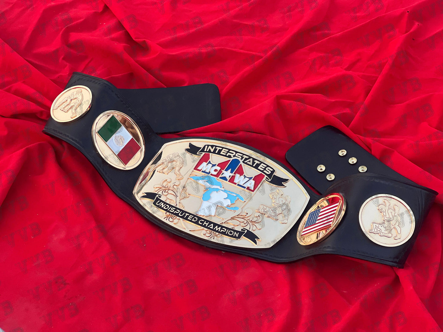 Create Your Own Wrestling Belt – 24K Gold CNC Replica with Custom Name and Logo