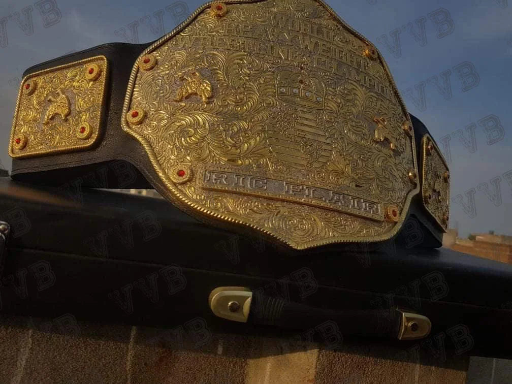 Crumrine design CNC made wrestling championship belt