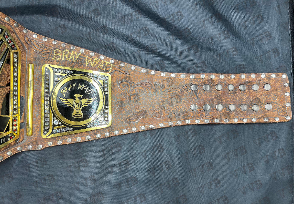 Custom Bray Wyatt Universal Championship Belt – Synthetic Strap Replica