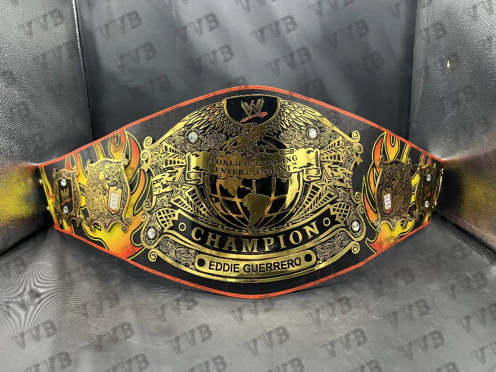 WWE Custom Eddie Guerrero Heavyweight Wrestling Championship Belt Replica