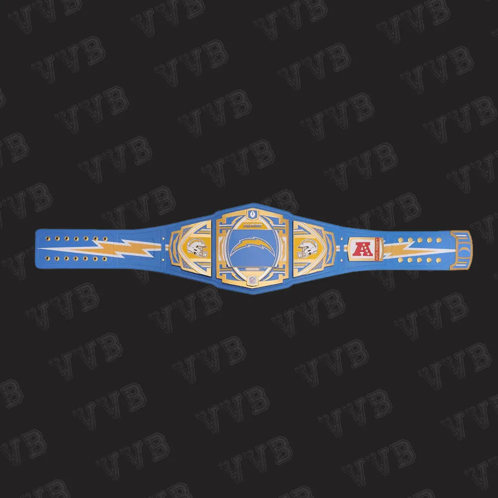 Custom Los Angeles Chargers Wrestling Belt - Shop Now