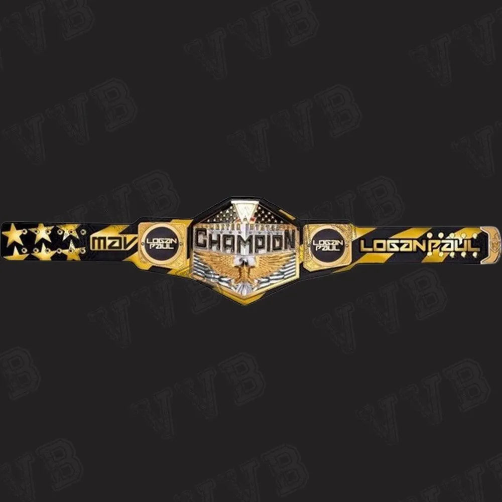 Customized Logan Paul United States Championship Belt – Diecast Replica WWE Title