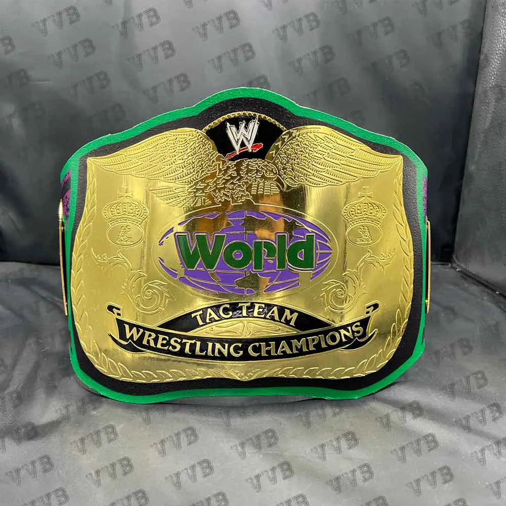 Hardy Boyz World Tag Team wrestling championship leather belt replica