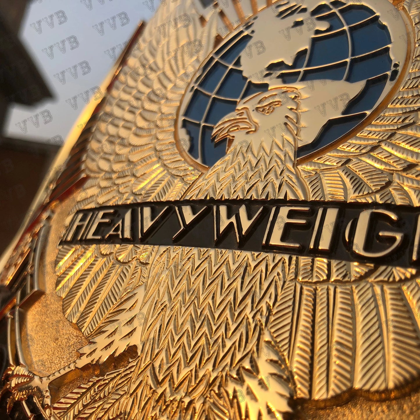 High Quality Wrestling Championship Belt Inspired by Classic WWF Title
