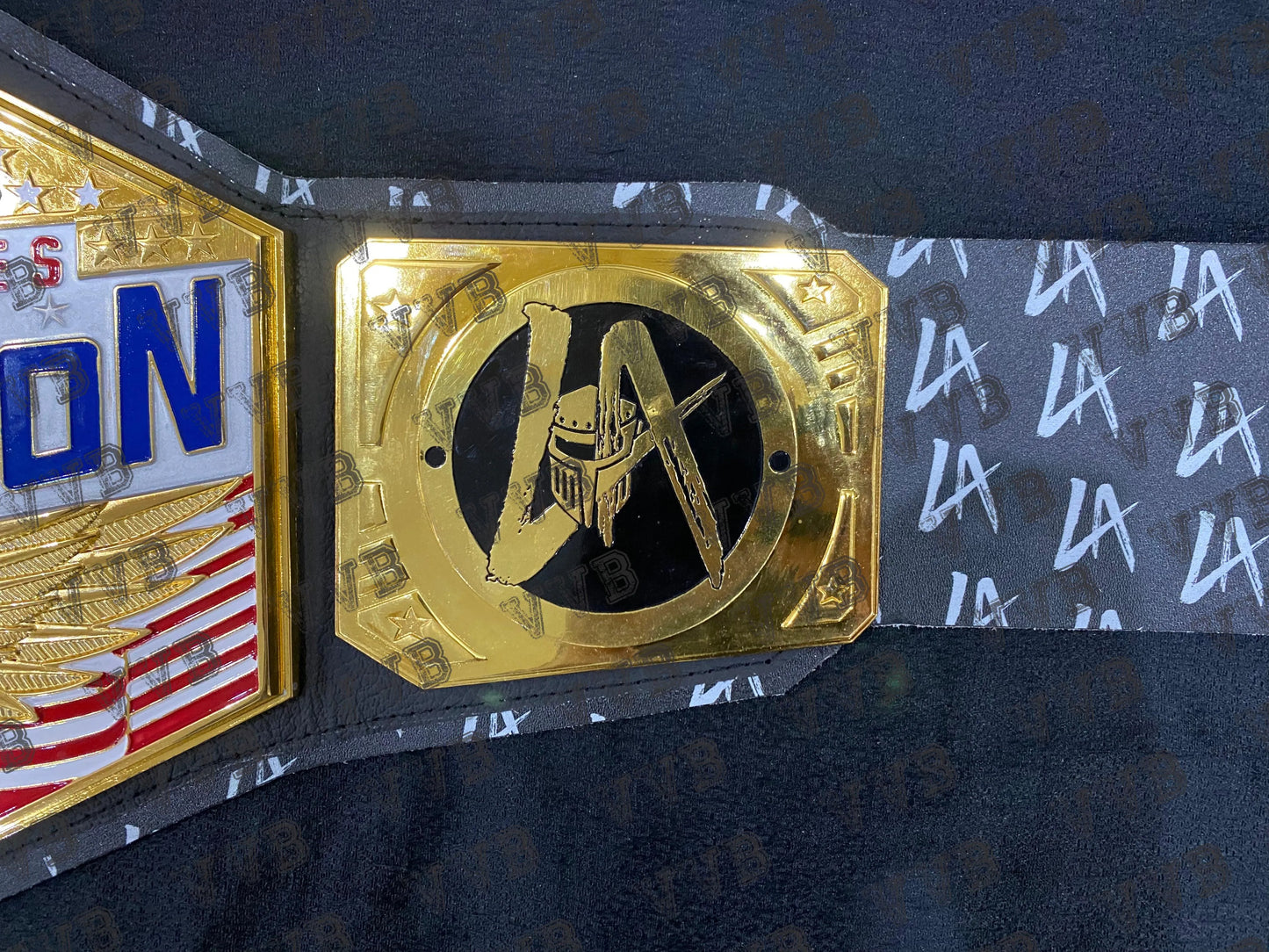 LA Knight Signature Series United States Championship Belt – 6MM Brass Replica