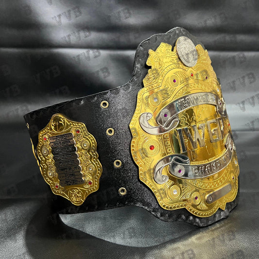 IWGP World Heavyweight Wrestling Championship Tittle Belt V2 Replica 2mm Brass Victory Vault Belts