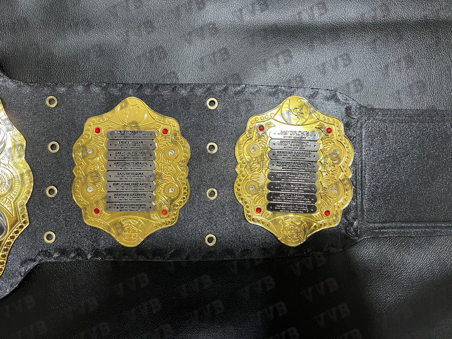 IWGP World Heavyweight Wrestling Championship Tittle Belt V2 Replica 2mm Brass Victory Vault Belts