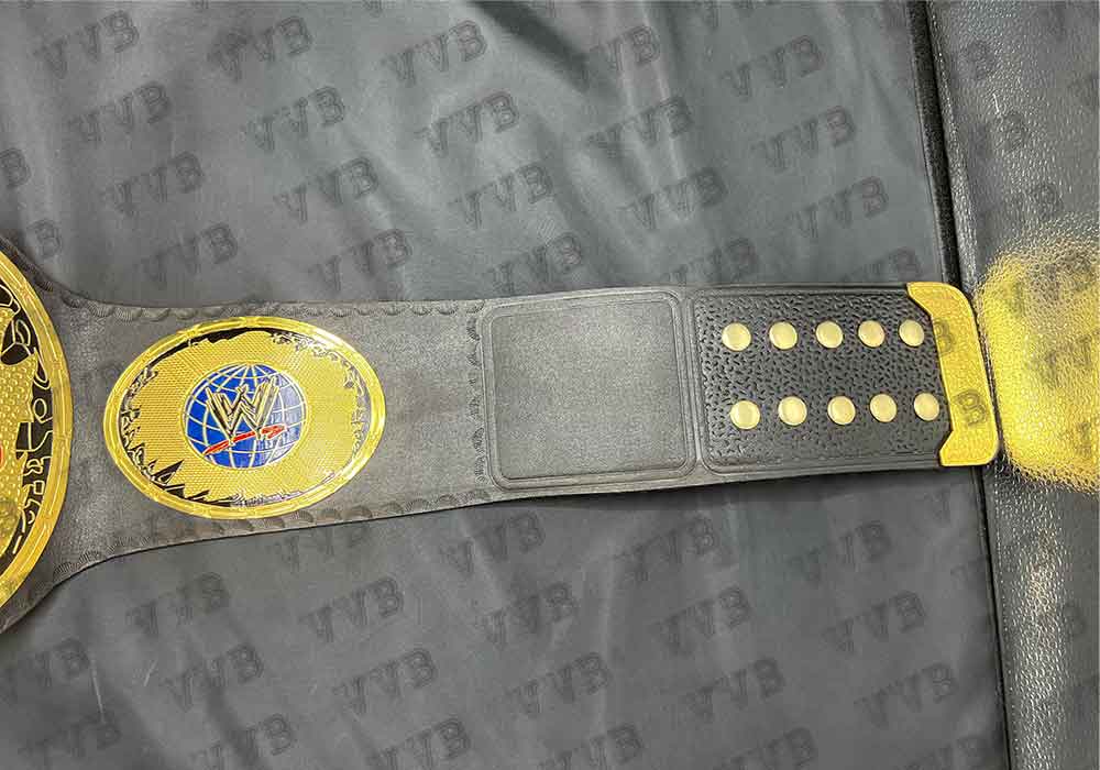 New World Wrestling Women’s Champion Title Belt – 2MM Brass Replica with Leather Strap