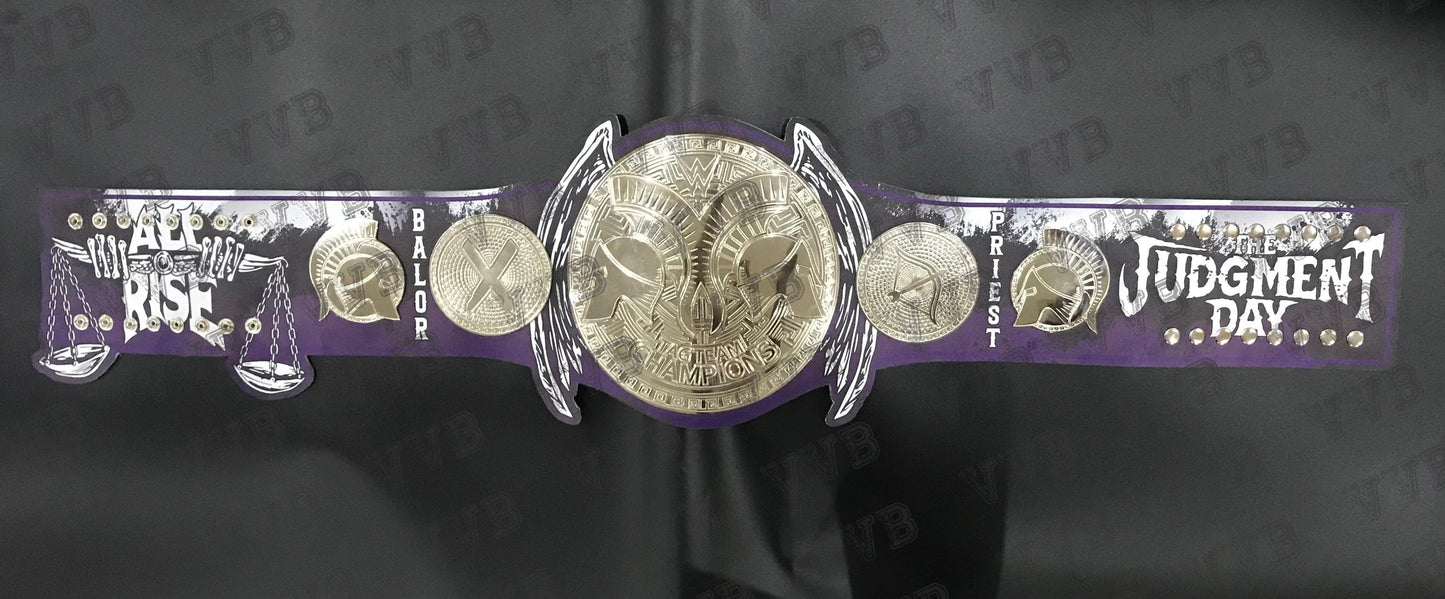 Judgement Day Tag Team Wrestling Championship Belt Replica – Adult Size