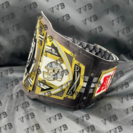 Customized Las Vegas Raiders Legacy NFL Championship Belt – Replica Football Title for Collectors & Fans