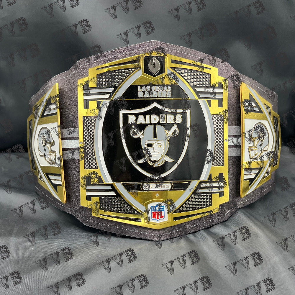 Las Vegas Raiders Legacy NFL Championship Replica Belt – Custom Design