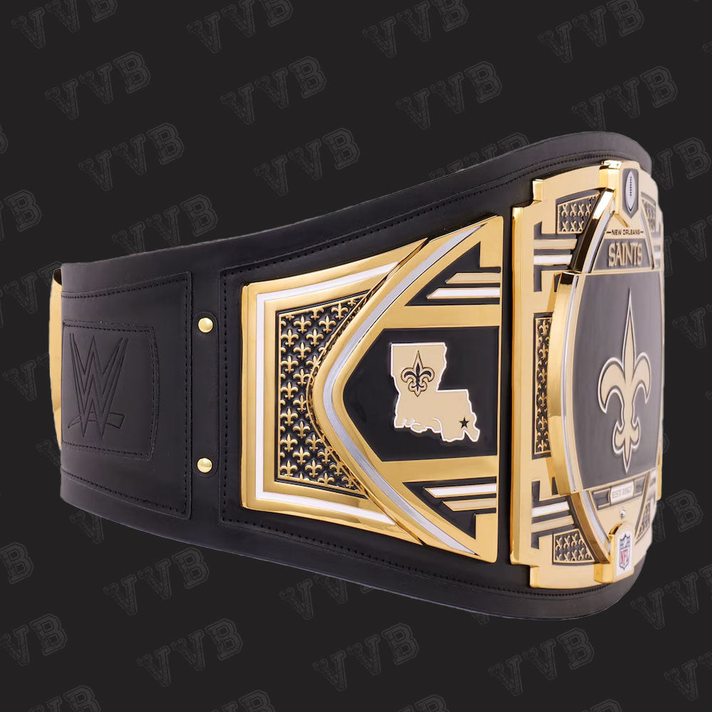 NFL x WWE Saints Championship Belt Display