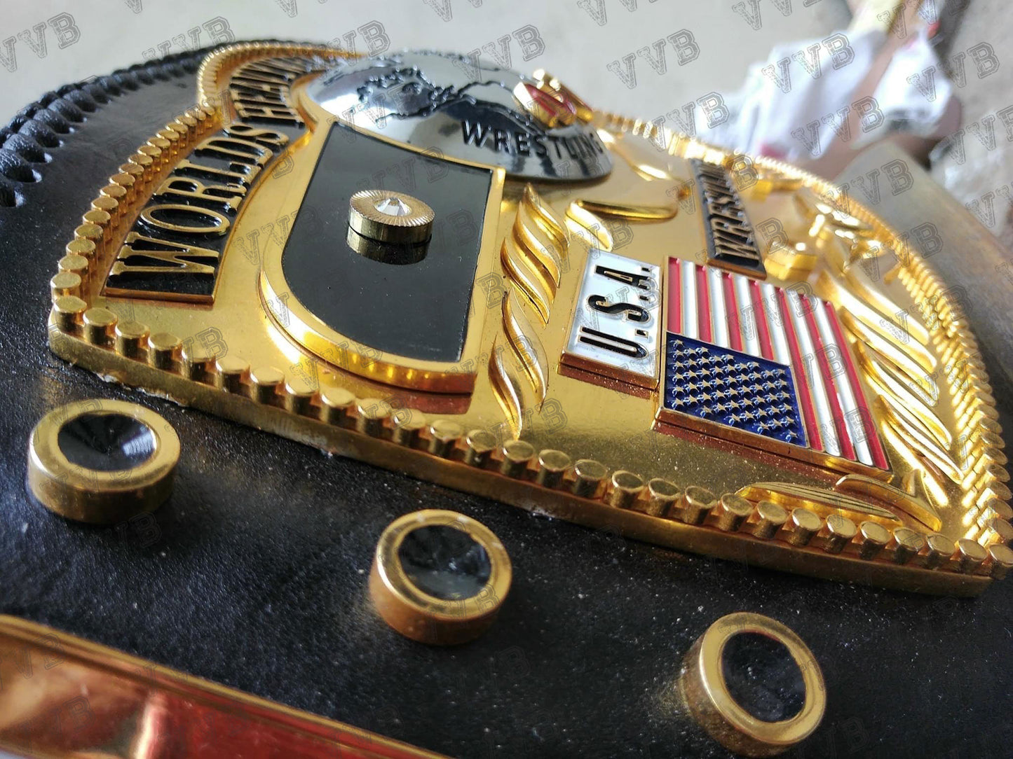 NWA Domed Globe Heavyweight 3D CNC Wrestling Championship Replica Belt for collectors and fans