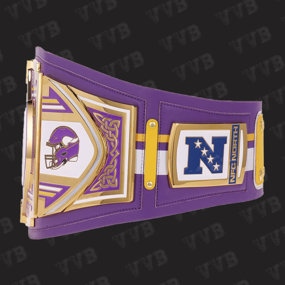 Official Minnesota Vikings Replica WWE Belt