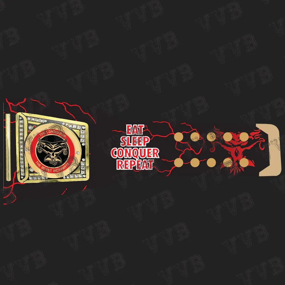 Brock Lesnar Universal World Heavyweight Championship Belt – 2MM Brass Replica (Adult Size)