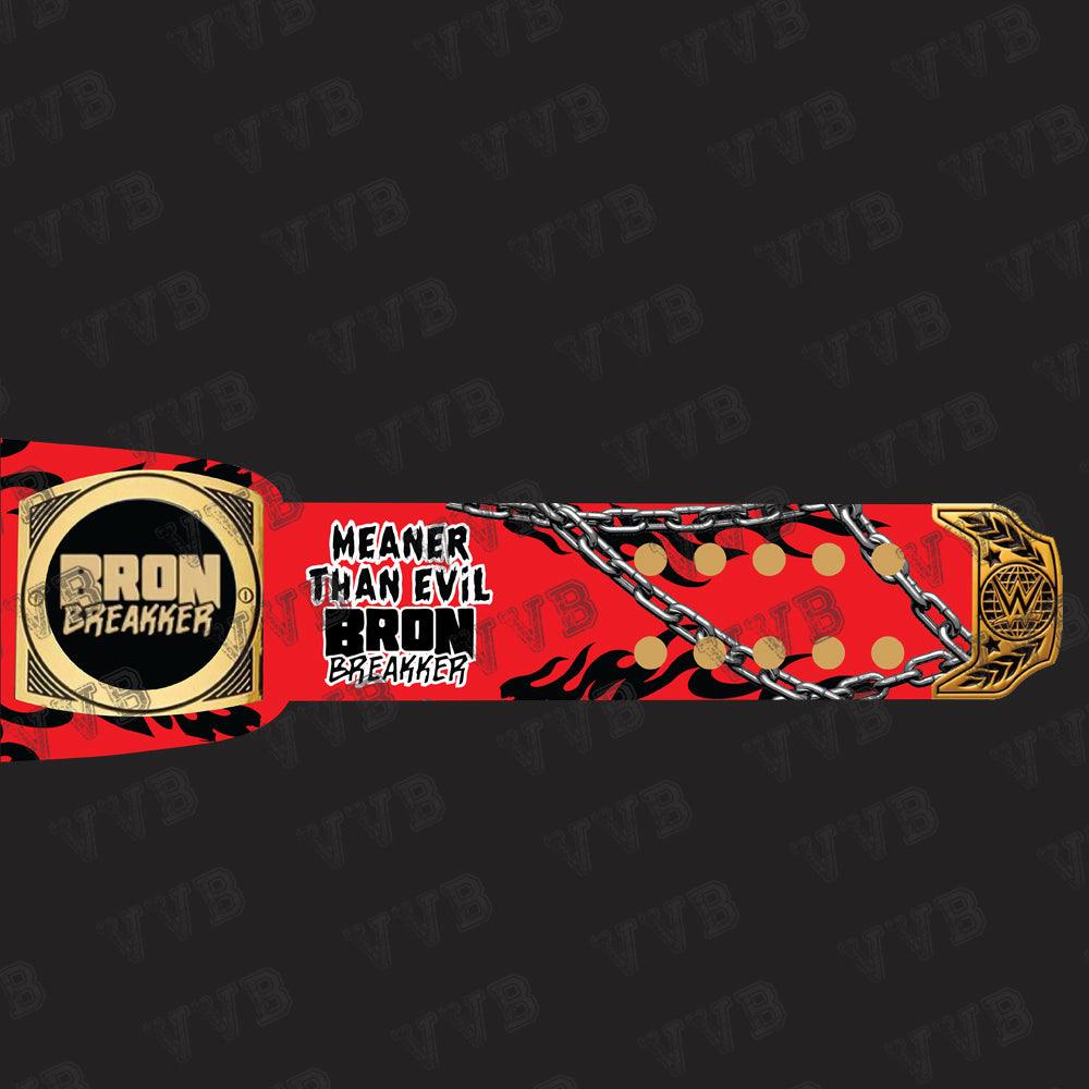New Custom Bron Breakker Intercontinental Wrestling Championship Belt 2MM Brass Victory Vault Belts