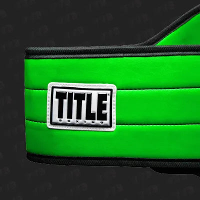 TITLE Boxing World Boxing Champion Title Belt – Green Strap Edition