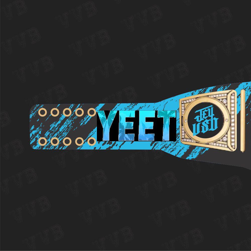 WWE YEET Jey Uso Custom World Heavyweight Championship Replica Belt