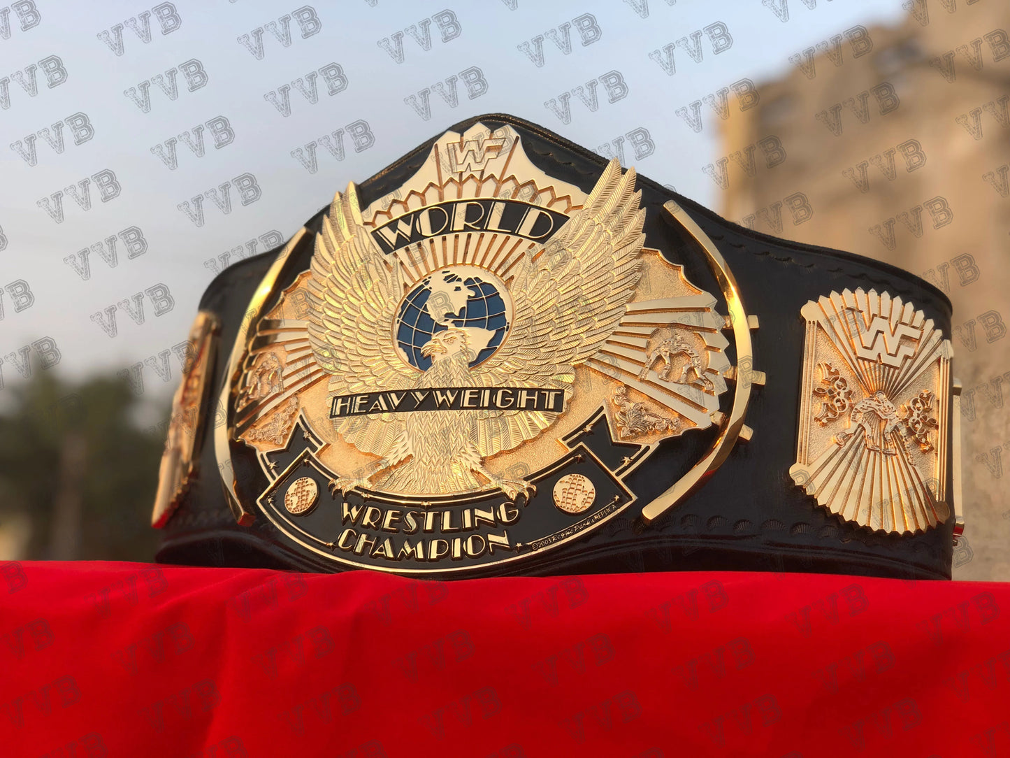 WWF Winged Eagle CNC Engraved Championship Belt Replica for Wrestling Fans