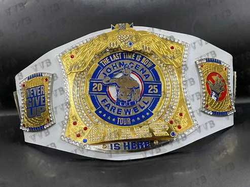 WrestleMania 41 Golden & John Cena Farewell Tour Spinner Championship Belt Pack
