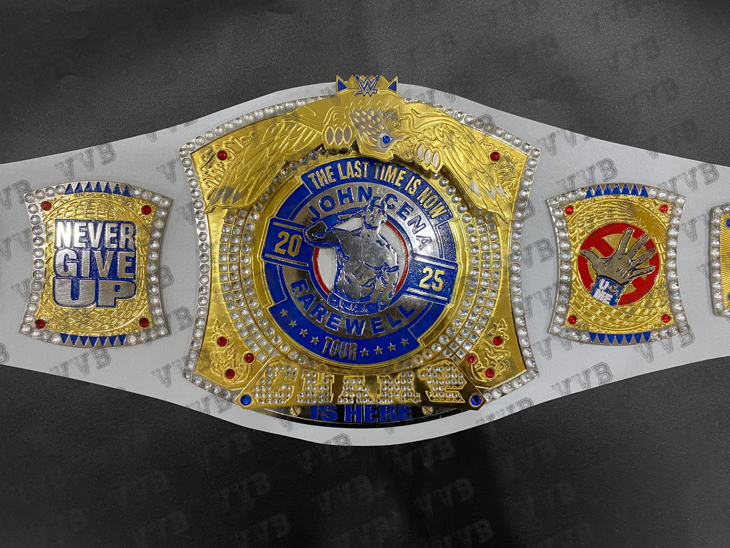 John cena Farewell Tour 2025 Los Angeles Spinner Championship Wrestling Title Belt 2mm Brass Victory Vault Belts