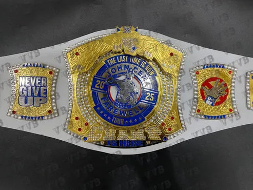 New World Heavyweight Spinner Belt & John Cena Farewell Tour 2025 Spinner Championship Belts - Pack of 2