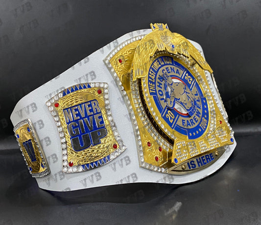 John cena Farewell Tour 2025 Los Angeles Spinner Championship Wrestling Title Belt 2mm Brass Victory Vault Belts