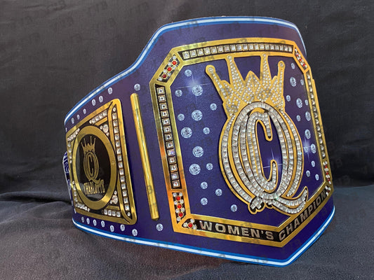 The QUEEN Charlotte Flair Signature Series Wrestling Championship Belt 2MM Brass Victory Vault Belts