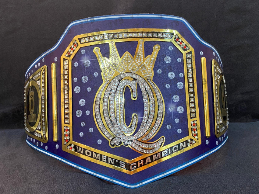 The QUEEN Charlotte Flair Signature Series Wrestling Championship Belt 2MM Brass Victory Vault Belts
