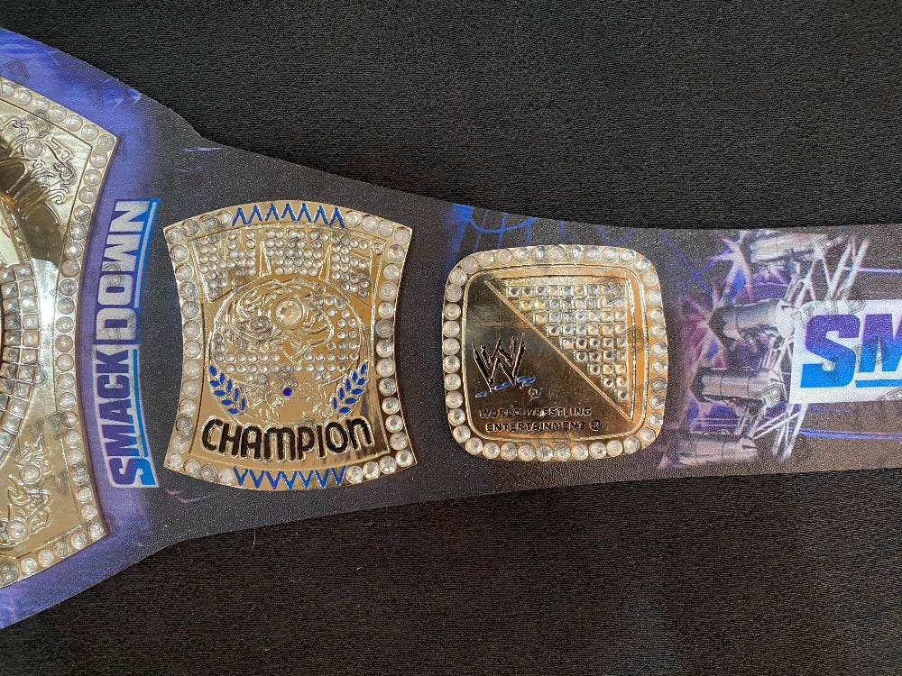 SmackDown 25 Years Limited Edition Spinner Title Belt 2mm Brass Victory Vault Belts