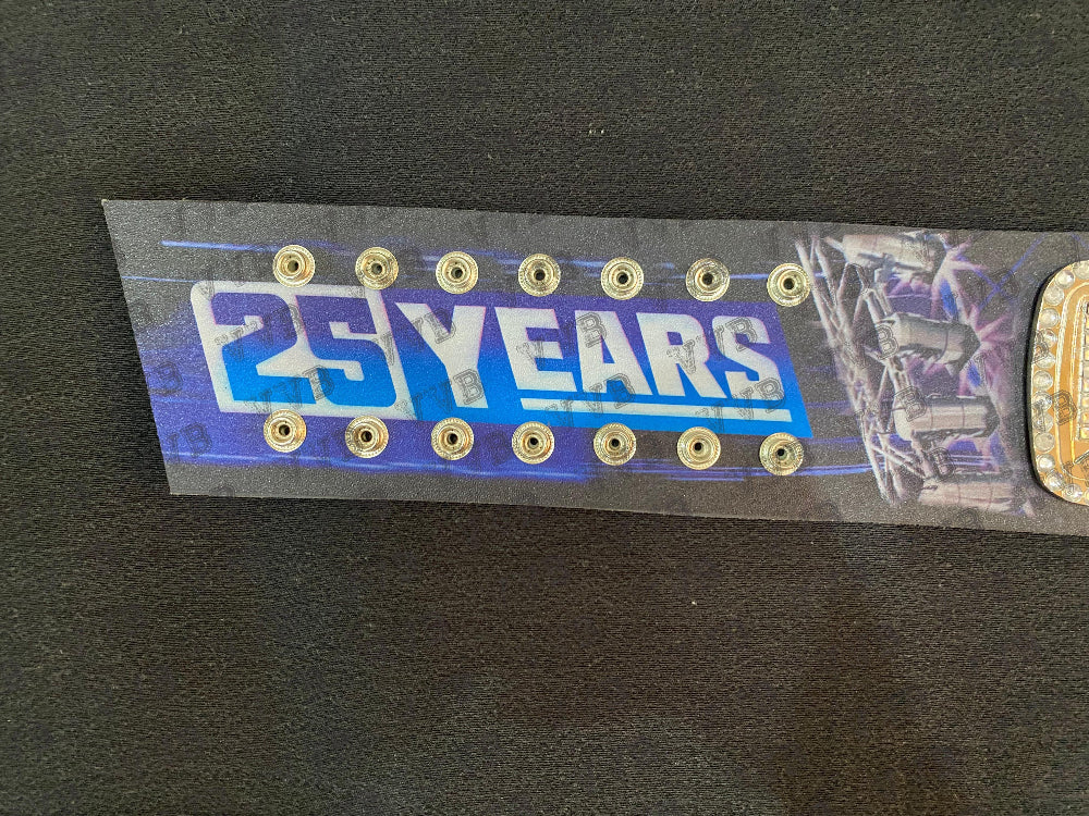 SmackDown 25 Years Limited Edition Spinner Title Belt 2mm Brass Victory Vault Belts
